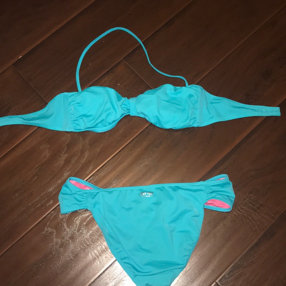 Victoria’s Secret pink size small teal bikini set